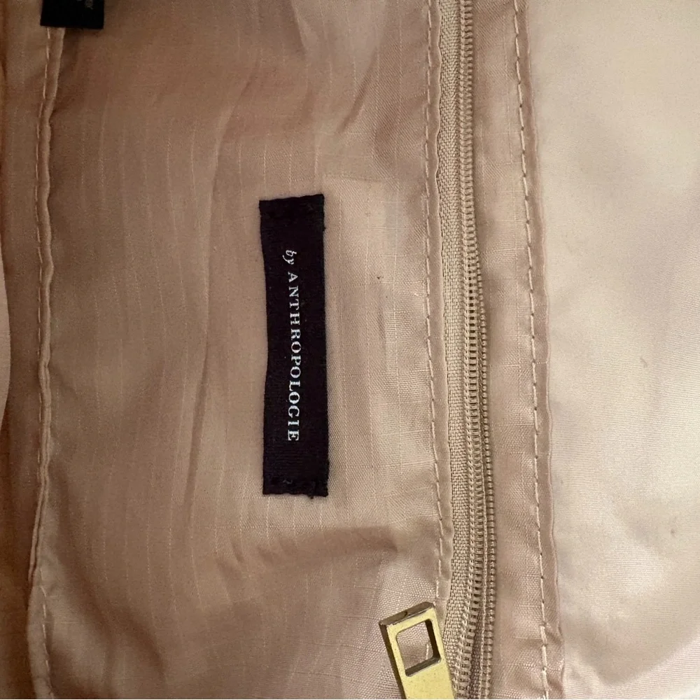 The Lark Puffy Woven Crossbody Bag light weight Sand Cream color - Picture 6 of 13